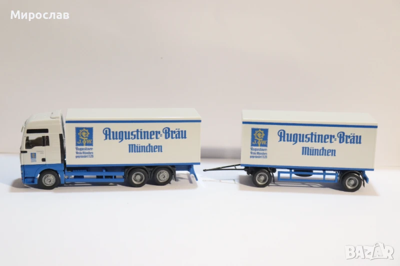 HERPA H0 1/87 MAN TGA ВЛЕКАЧ МОДЕЛ КАМИОН ТИР, снимка 1