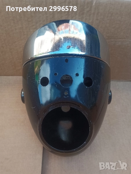 Фар Урал М72 Днепър К750 ( каска гривна хром ), снимка 1