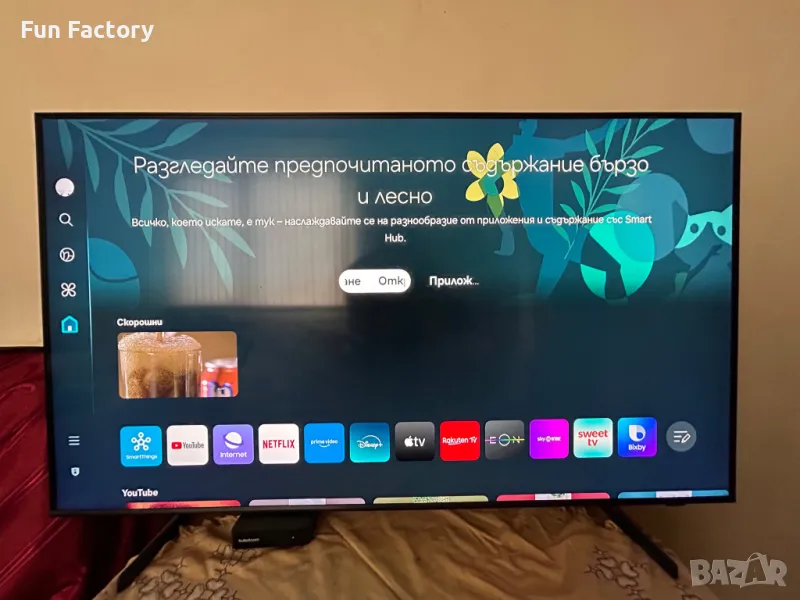 SAMSUNG QLED SMART TV Q60C, снимка 1