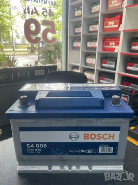 Акумулатор Bosch S4 74Ah с гаранция и много други предложения, снимка 1