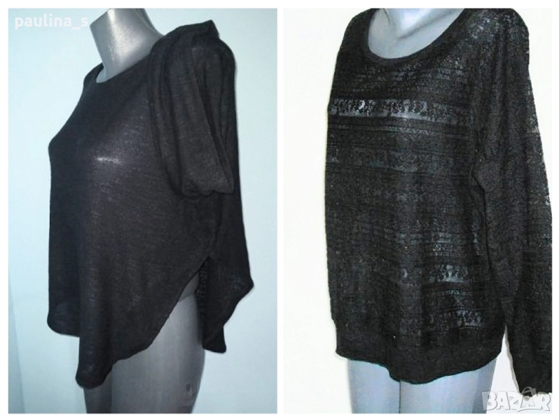 Два различни броя / Черна блуза тип туника / пуловер "H&M" Devided и "Yessica" by C&A , снимка 1
