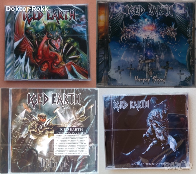 Iced Earth – оригинални дискове, снимка 1