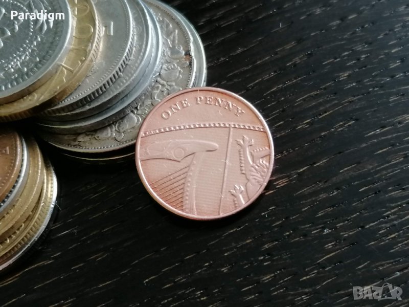 Монета - Великобритания - 1 пени | 2014г., снимка 1