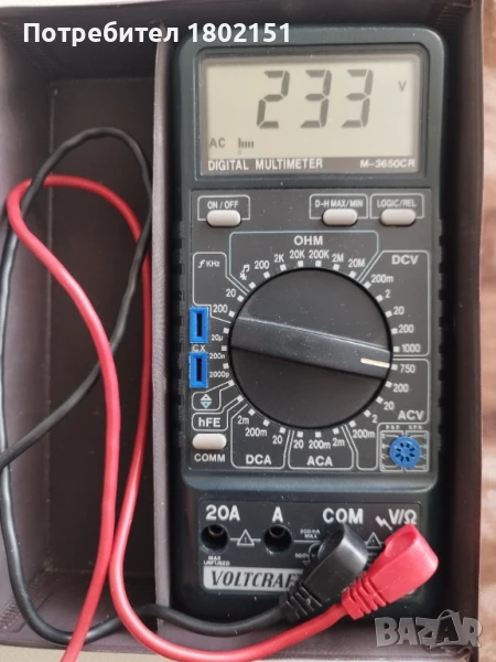 VOLTCTAFT M3650CR, снимка 1