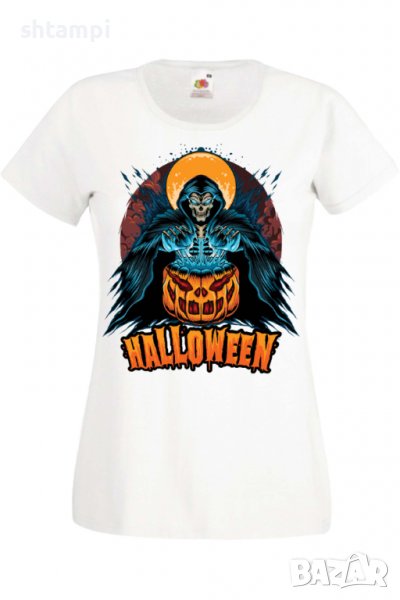 Дамска тениска Halloween 03,Halloween,Хелоуин,Празник,Забавление,Изненада,Обичаи,, снимка 1