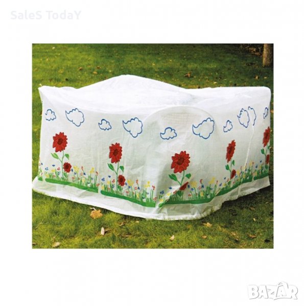 Покривало за маса, защита за маса, за градина, за двор, 165x100x70 см, снимка 1