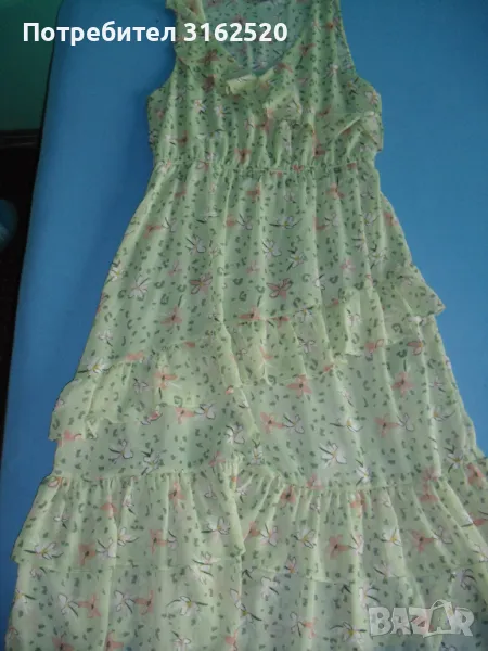 Продавам рокля на цветя, снимка 1