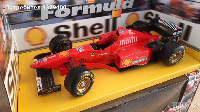 Ferrari F310 1996 М. Schumacher 1:20-колекционерски метален болид, снимка 1