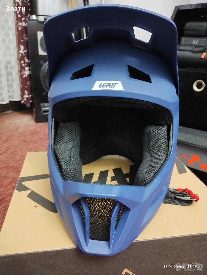 Шлем Фулфейс Каска LEATT чисто нова!, снимка 1