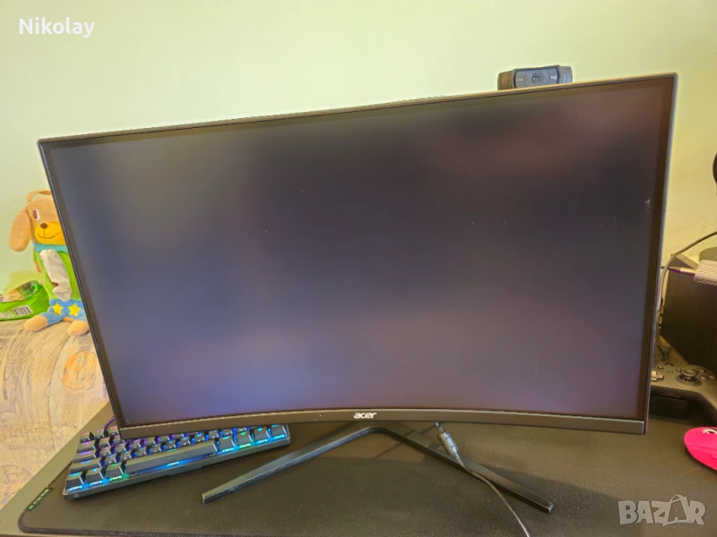 Acer 27, EI272UR,  2560 x 1440 - 144Hz , снимка 1