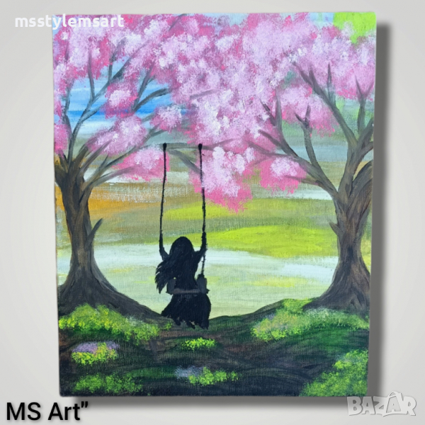 Пролетна наслада" Картина!, снимка 1