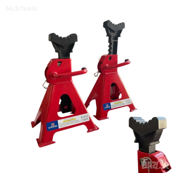 Подпорни стойки 3т с гумени подложки и защита, снимка 1