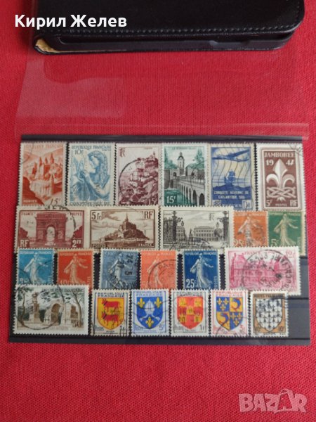 Лот пощенски марки стари редки поща Франция за колекция 22021, снимка 1