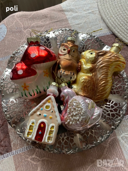стъклени играчки за елха , снимка 1
