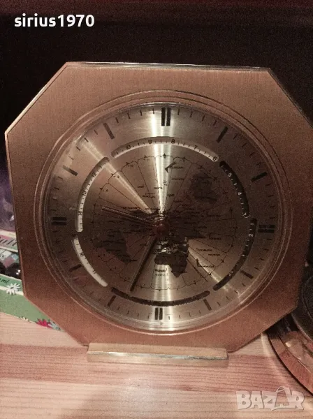 много красив бутиков стилен часовник работи батерия световно време, снимка 1