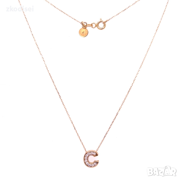 Златнo колие 1,59гр. 40,0см. 14кр. проба:585 модел:34319-1, снимка 1