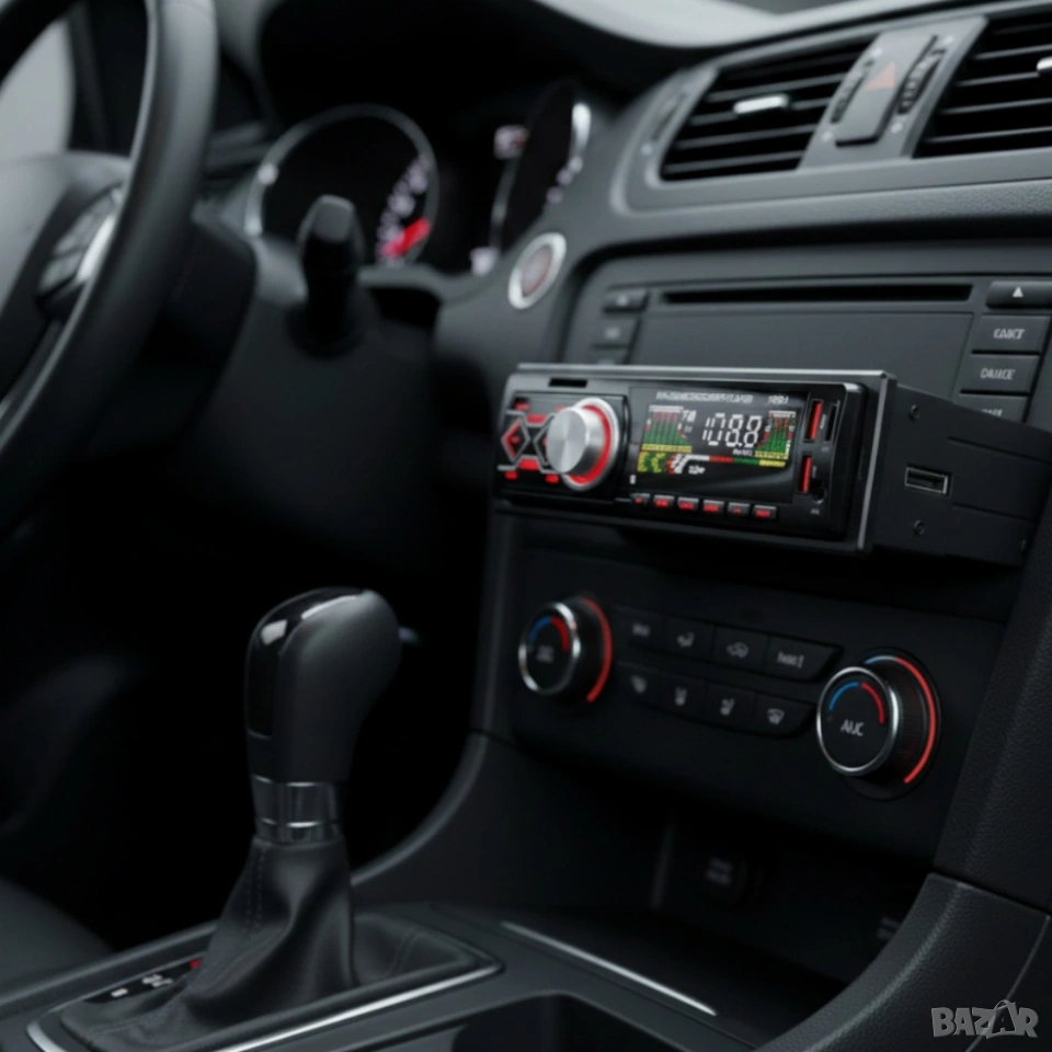 Автомобилен MP3 плеър 1788U с Bluetooth и FM радио – USB, SD/MicroSD, AUX, 4x50W, снимка 1