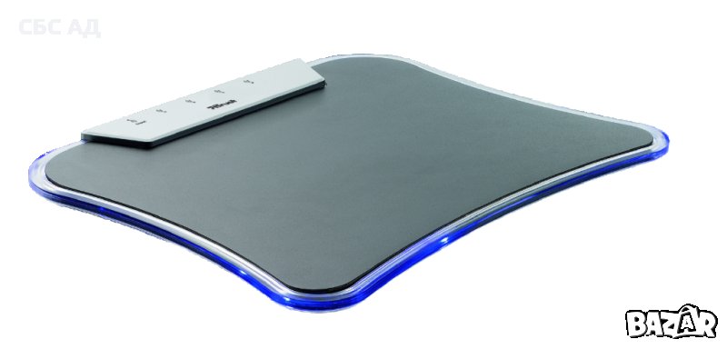 Illuminated USB2 Hub Mouse Pad HU-4750 14958, снимка 1