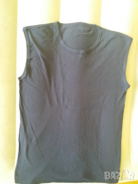 Мъжка тениска без ръкав тъмносиня , снимка 1