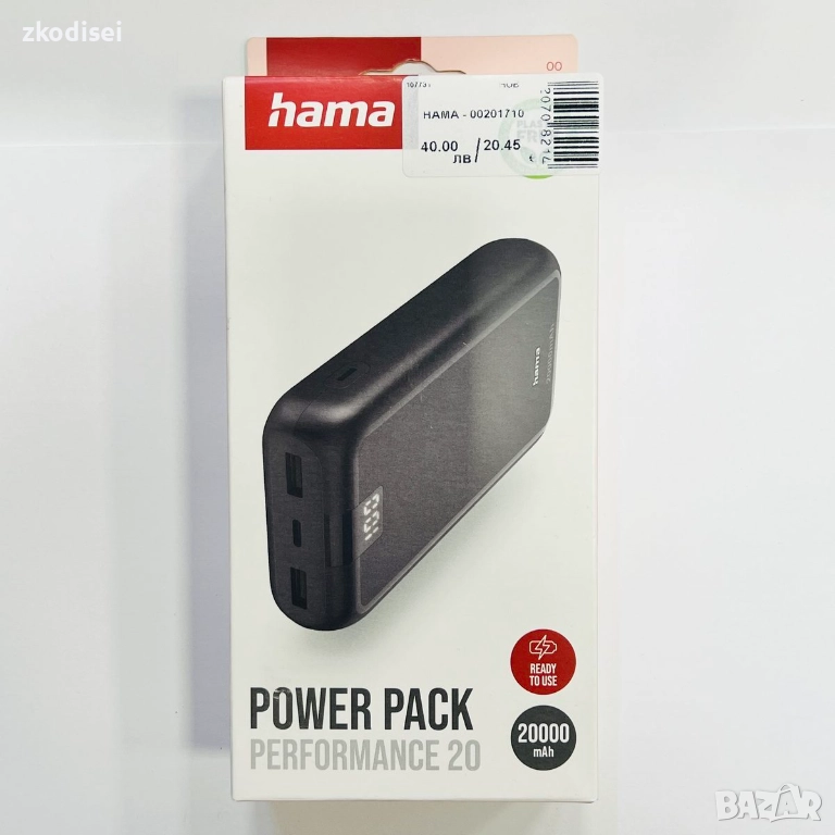 Power bank HAMA 00201710, снимка 1