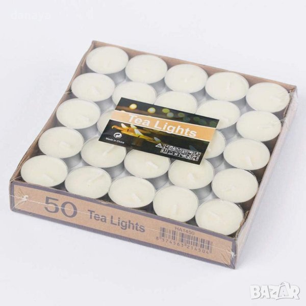 4306 Комплект чаени свещи, 50 броя, снимка 1