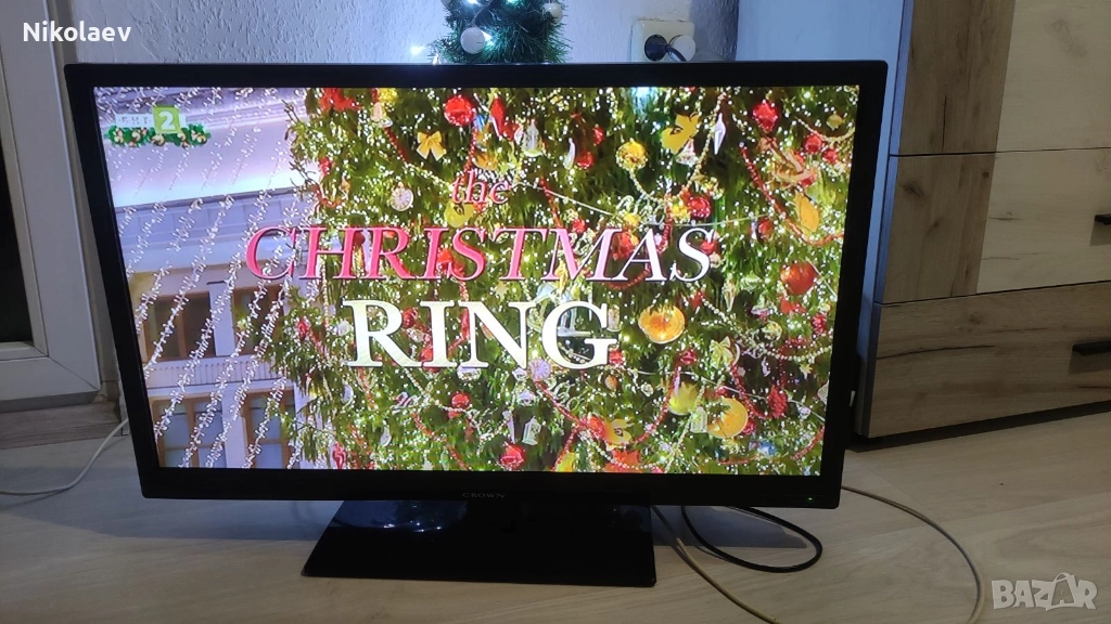 LED TV Crown 32 инча цифров тунер,запазен, снимка 1
