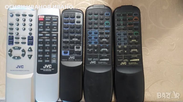 JVC  оригинални дистанционни за аудио система уредба , снимка 1