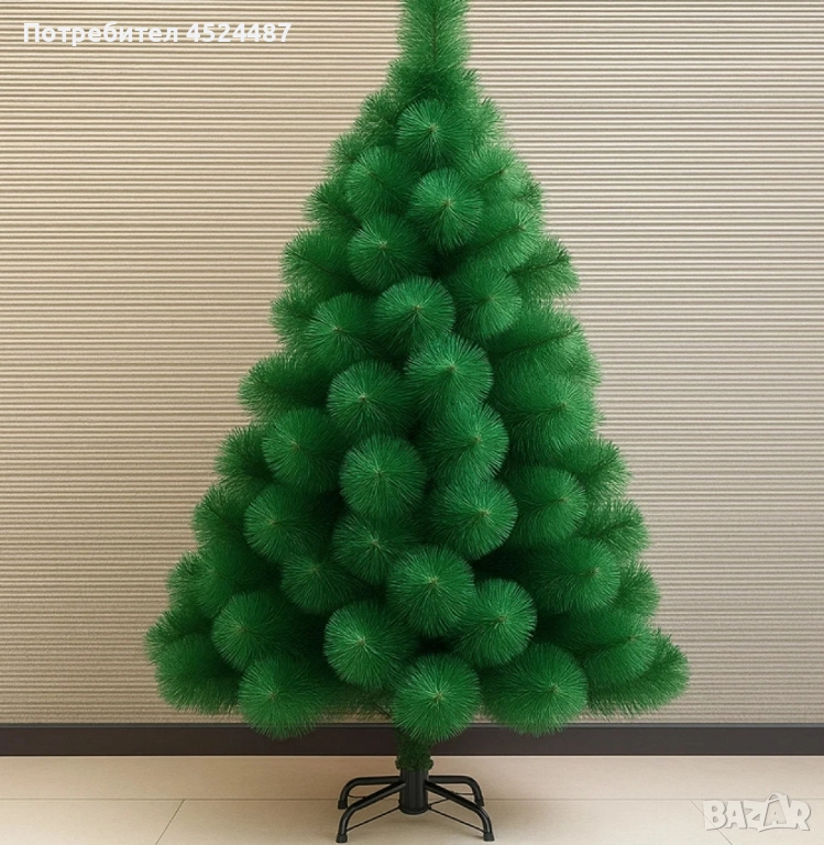 Коледно борче със зелени връхчета, снимка 1