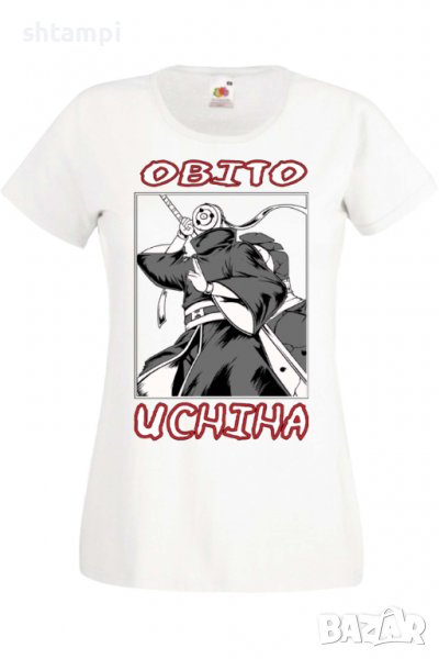 Дамска тениска Naruto Obito Uchiha,Анимация,игра,Празник,Повод., снимка 1