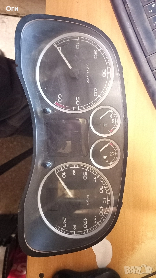 Километражно табло за Пежо 307 Hatchback 2.0 HDi 110, 107 к.с., № P965 1299680C00, снимка 1