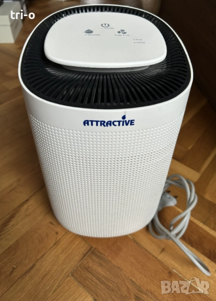Attractive преносим домашен влагоабсорбатор и пречиствател на въздух с Хепа филтър, снимка 1