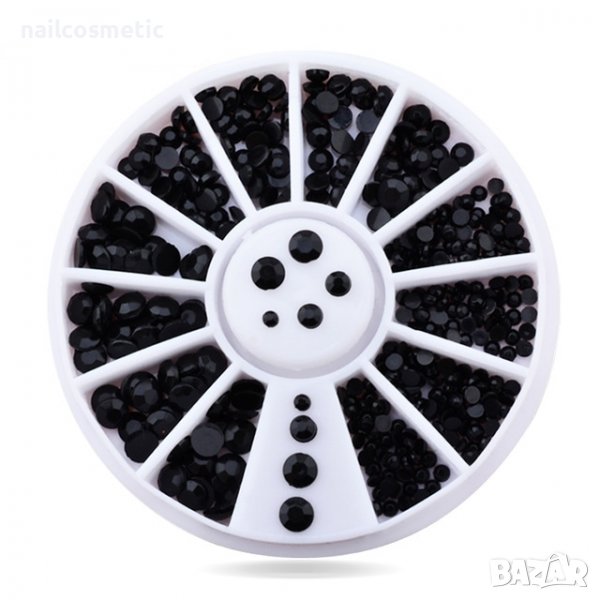 ЧЕРНИ КАМЪЧЕТА В 5 РАЗМЕРА, снимка 1