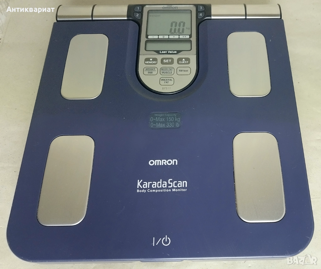 Електронен кантар за тегло Omron BF 511 и телесна мазнина, снимка 1