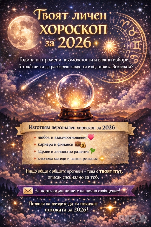 Изготвяне на личностен хороскоп за 2026, снимка 1