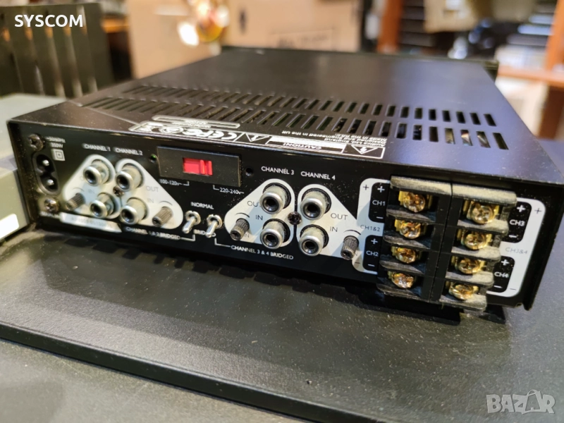 Усилвател Audica Professional MICROplus (4-канален), снимка 1