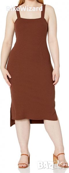 The Drop Дамска  рокля с квадратно деколте и презрамки размер XXL НОВА, снимка 1