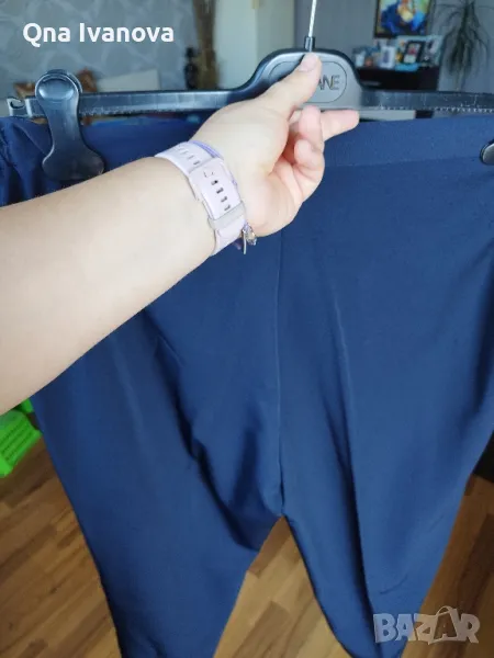 Дамски син прав панталон -Нов, снимка 1