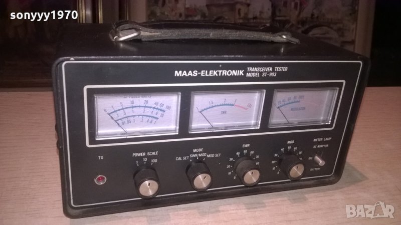 maas elektronik transceiver tester model st-903-внос швеицария, снимка 1