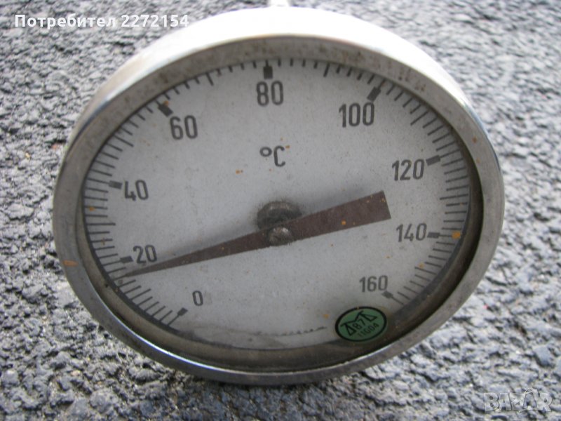 Механичен термометър 0-160, снимка 1