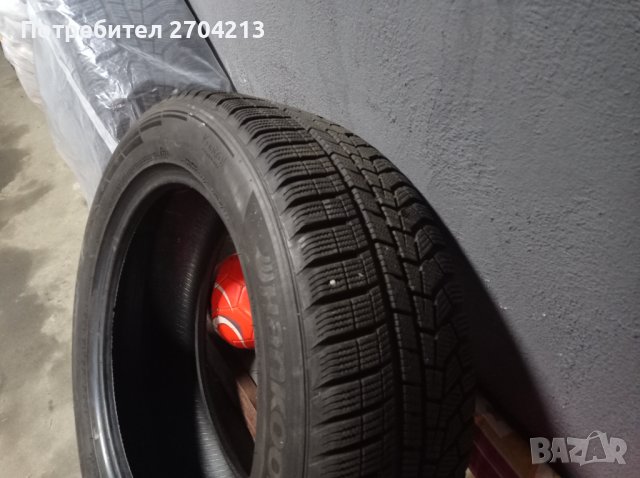 2 бр. зимни гуми Hankook 235/55/18 100H, снимка 1 - Гуми и джанти - 43462780