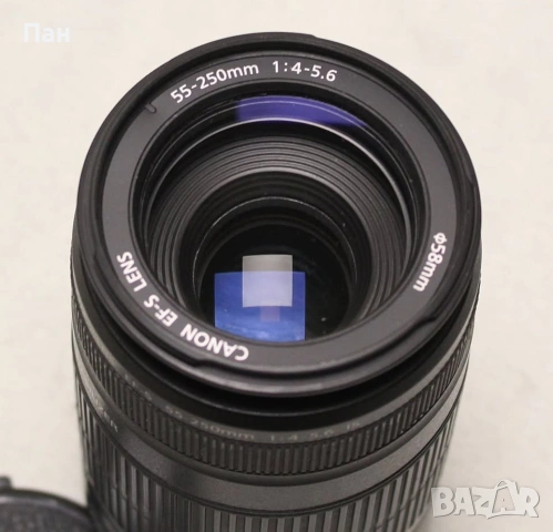 Обектив Canon EF-S 55-250 IS, снимка 2 - Обективи и филтри - 50016835