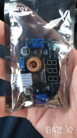 Понижаващ DC модул с дисплей за Li-ion батерии, LED светлини, заряден модул, снимка 4 - Друга електроника - 33396249