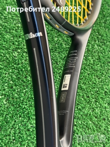 Тенис ракета Wilson RF 01 16x19 (300 г), снимка 4 - Тенис - 52324601