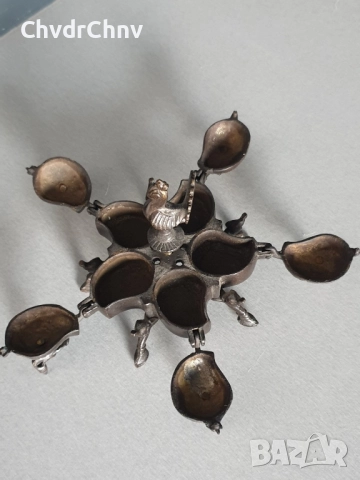 Kankavati Tilak/Индия 19ти век/стар индийски ритуален бронзов съд-кутийка за подправки, снимка 2 - Други ценни предмети - 52897521