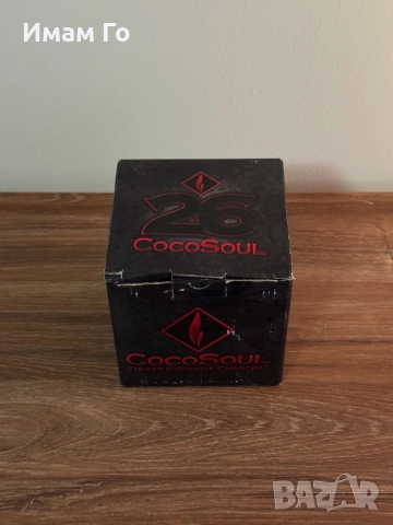 CocoSoul Coconut Charcoal 1 kg 26 mm – кокосови въглени за наргиле / shisha / hookah, снимка 2 - Наргилета - 52340802