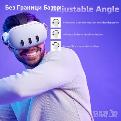 Нов Усъвършенстван VR Ремък за Quest 3 - Идеално Прилягане за игри, снимка 7 - Друга електроника - 43689081