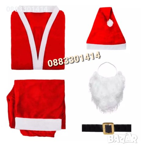 Коледен костюм Дядо Коледа , снимка 2 - Други - 42985526