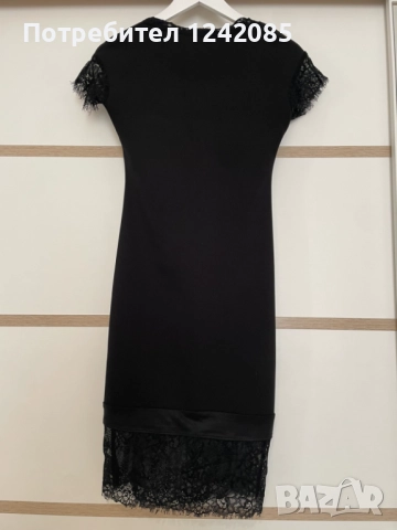 Черна рокля , снимка 2 - Рокли - 52493413