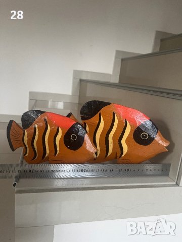 Дървени риби риба декорация статуетки, снимка 8 - Статуетки - 43524735