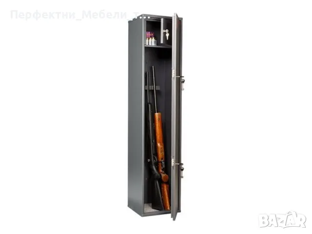 Метална каса за пушки,метален сейф за оръжие-до 2 пушки с дълж.оръжието 1278 мм., снимка 2 - Оборудване и аксесоари за оръжия - 49618608